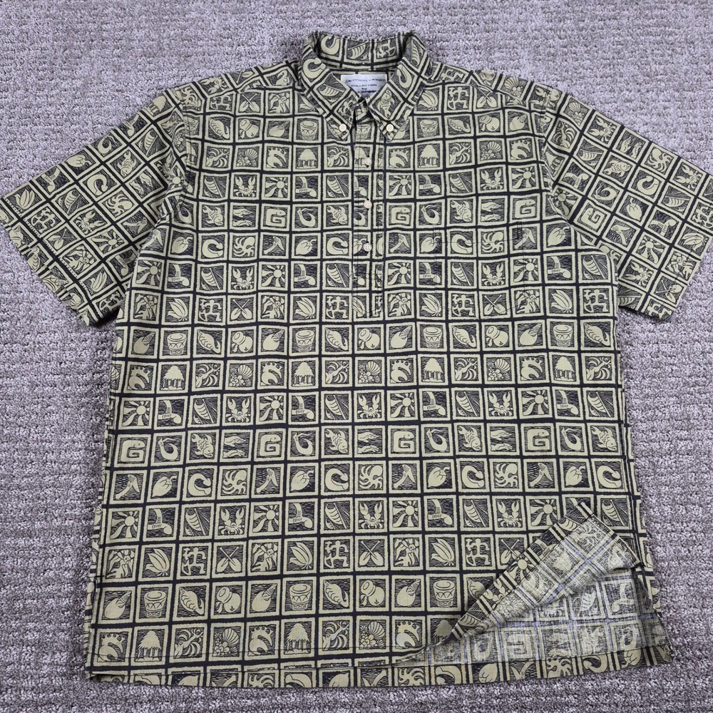 Vintage Reyn Spooner Detrich Varez Shirt Mens XL Aloha Pullover Button Down 90s